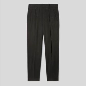 Everlane Black Taper Trousers